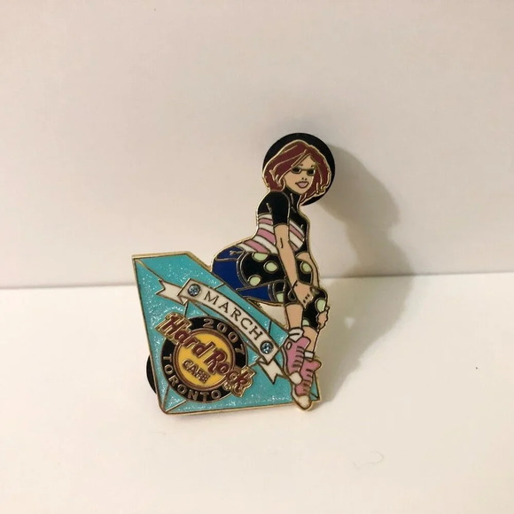 2007 Hard Rock Cafe Toronto Birthstone Girl Series Pin March Limited Edition - Picture 8 of 13